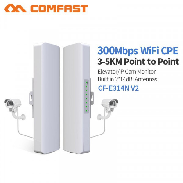 COMFAST CF-E314N V2 300Mbps Wireless Outdoor CPE Bridge