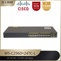 Cisco WS-C2960-24TCL Catalyst 2960 24 10/100/2t